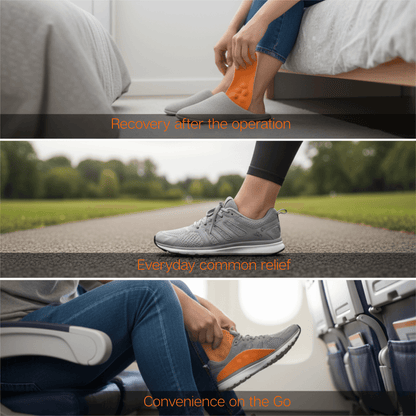 Orthopedic insoles for tired feet providing comfort and support for recovery and everyday relief